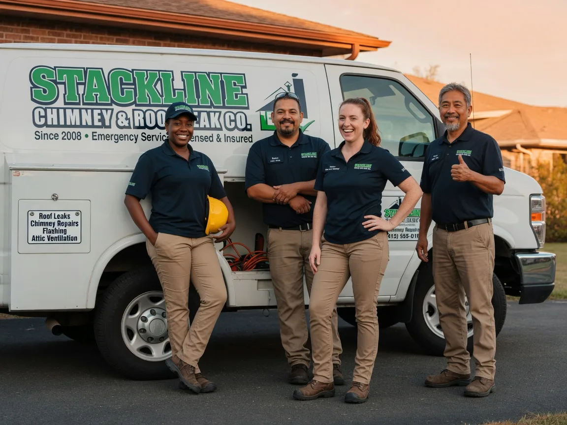 Chimney flashing repair company in Woodburn, IA
